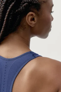 Born Living Yoga T-Shirts-Soutien top desportivo Zina Next Blue azul