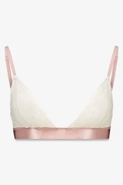 Women'secret Roupa Interior-Soutien triangular de renda NATURAL bege