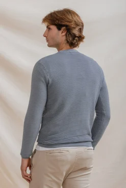 Celopman Camisolas-Suéter Básico Otomano azul