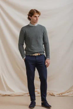 Celopman Camisolas-Suéter Básico Otomano verde