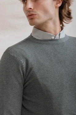 Celopman Camisolas-Suéter Básico Otomano verde