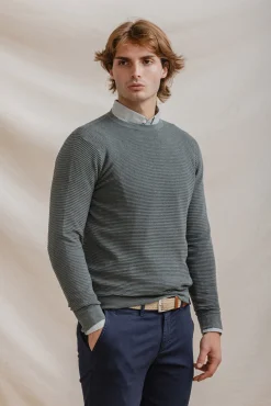 Celopman Camisolas-Suéter Básico Otomano verde