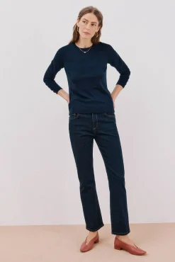 Cortefiel Camisolas-Suéter com botões Azul