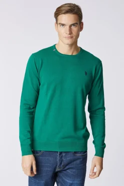 Us Polo Camisolas-Suéter Cris Verde