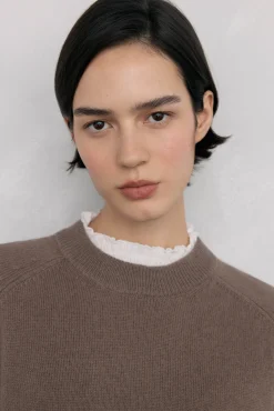 Pedro del Hierro Camisolas-Suéter curto oversized Marrom