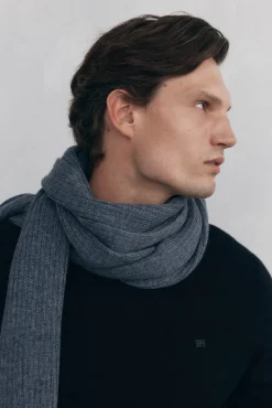 Pedro del Hierro Camisolas-Suéter de gola caixa em lã merino e cashmere Preto