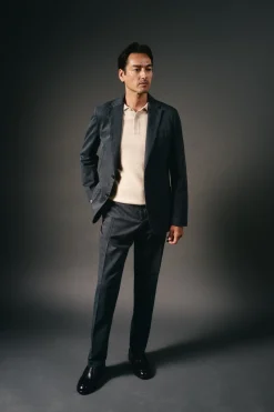 OOTO Camisolas-Suéter de lã com gola polo Tostado