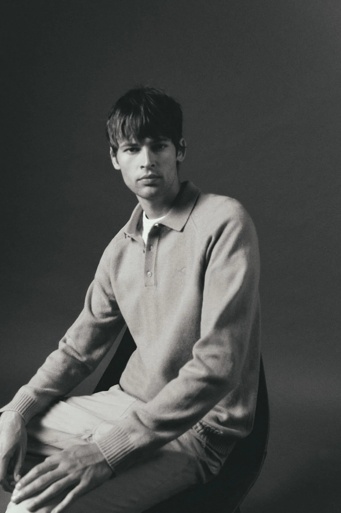 OOTO Camisolas-Suéter de lã com gola polo Verde