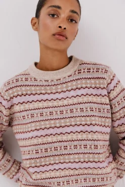 Cortefiel Camisolas-suéter de malha grega Tostado