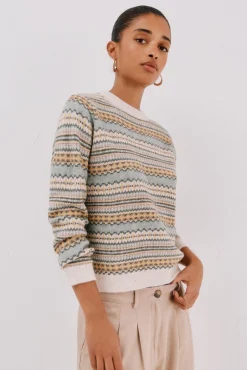 Cortefiel Camisolas-suéter de malha grega Multicolorido