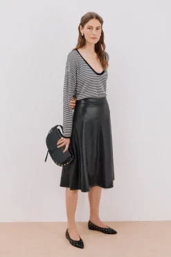 Cortefiel Camisolas-Suéter de malha malha Preto