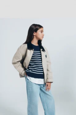 Springfield Kids Malhas-Suéter de marinheiro para menina azul