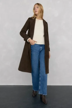 Pedro del Hierro Camisolas-Suéter fantasia vazado com manga largas Ecru