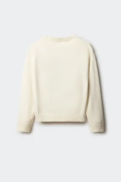 Springfield Kids Malhas-suéter feminino do Reino Unido estampado