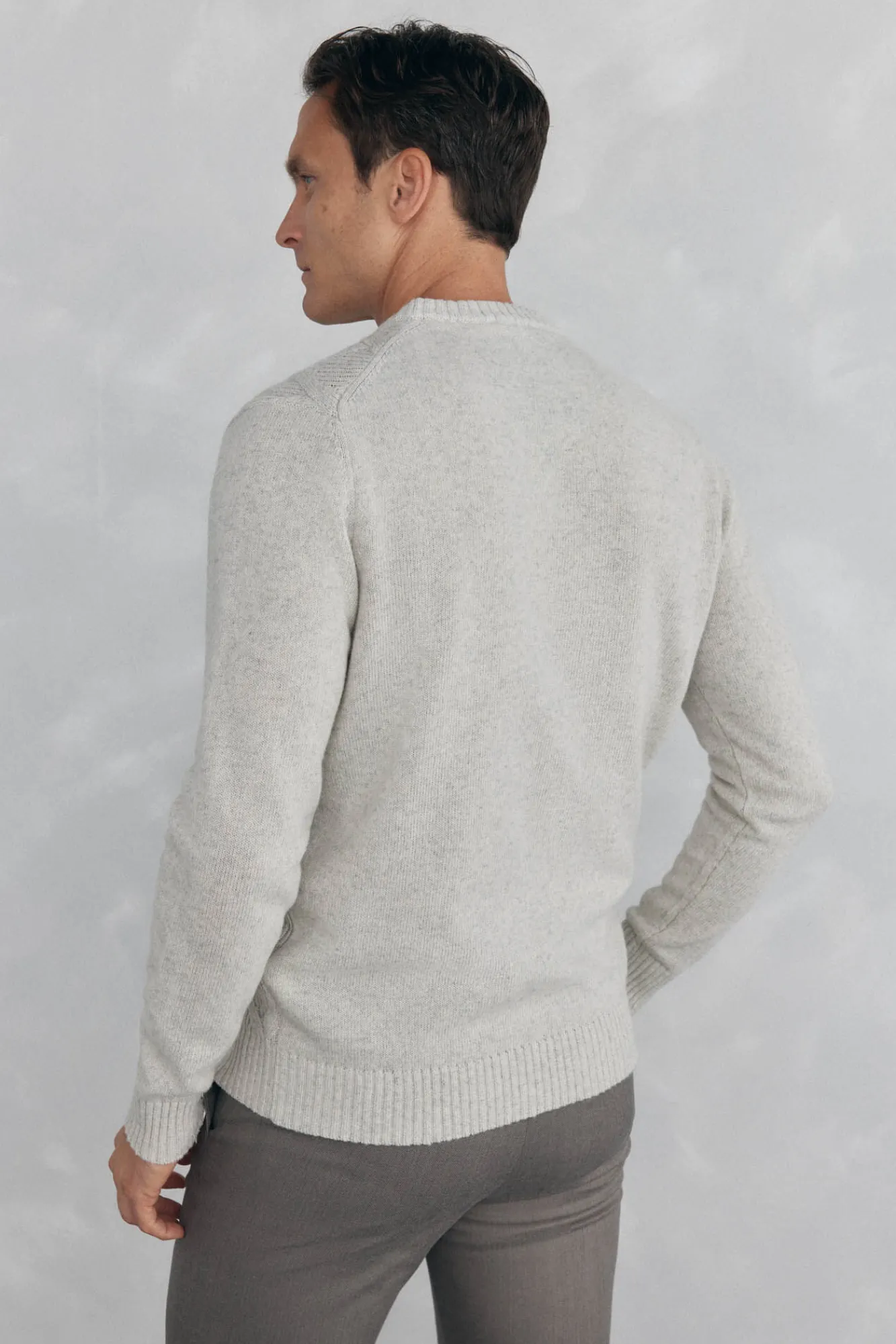 Pedro del Hierro Camisolas-Suéter gola redonda em formato de diamante Cizento