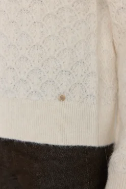 Pedro del Hierro Camisolas-Suéter oversized de fantasia Ecru