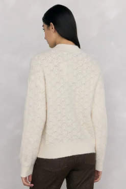 Pedro del Hierro Camisolas-Suéter oversized de fantasia Ecru