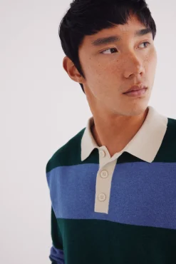 Springfield Polos|Camisolas-Suéter polo riscas largo verde