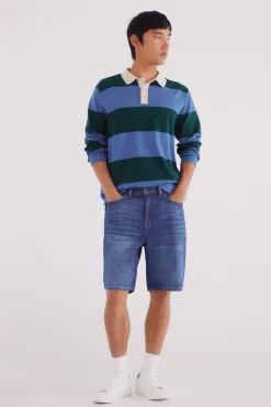 Springfield Polos|Camisolas-Suéter polo riscas largo verde