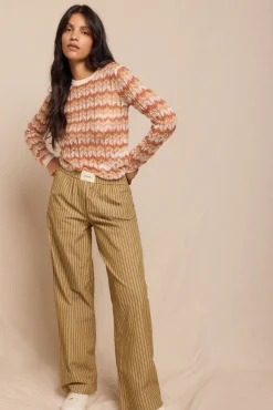 Slowlove Camisolas-Suéter vazado multicolor Multicolorido