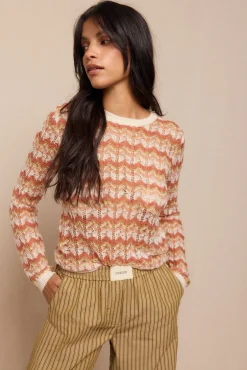 Slowlove Camisolas-Suéter vazado multicolor Multicolorido