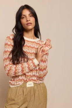 Slowlove Camisolas-Suéter vazado multicolor Multicolorido