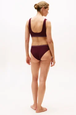 Tommy Jeans Roupa Interior-Sutiã bralette canelado com elástico e logo estampado