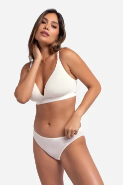 Dorina Roupa Interior-Sutiã clássico sem aro marfim bege