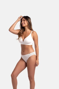 Dorina Roupa Interior-Sutiã clássico sem aro marfim bege