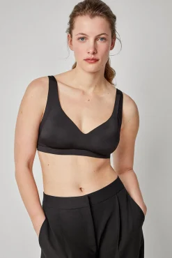 Gisela Roupa Interior-Sutiã de capacidade sem aro preto