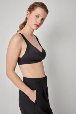 Gisela Roupa Interior-Sutiã de capacidade sem aro preto