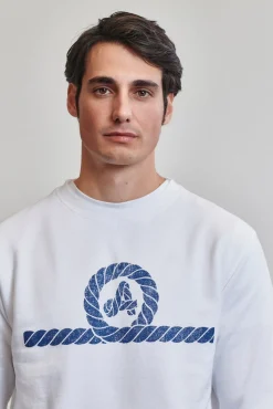 Amarras Sweatshirts-Sweatshirt Aran Branco
