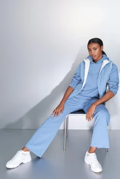 Dash and Stars Sweatshirts-Sweatshirt com toque suave azul