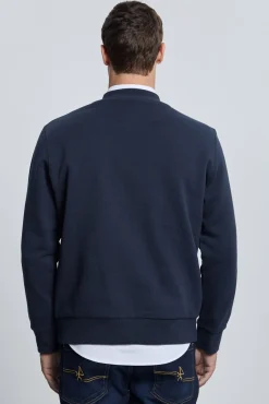 Valecuatro Sweatshirts-Sweatshirt marinho com 3 escudos Azul