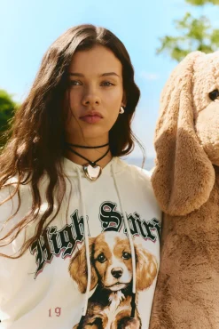 High Spirits Sweatshirts-Sweatshirt Barky bege