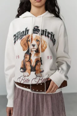 High Spirits Sweatshirts-Sweatshirt Barky bege