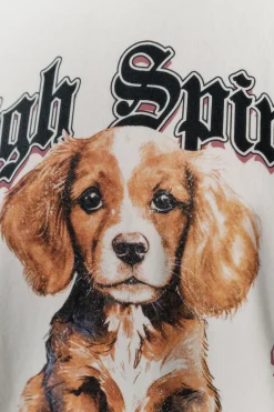 High Spirits Sweatshirts-Sweatshirt Barky bege