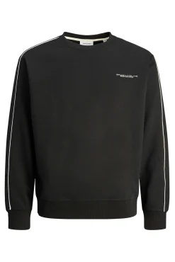 Jack & Jones Sweatshirts-Sweatshirt básico com gola redonda preto