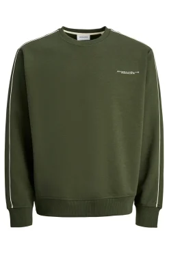 Jack & Jones Sweatshirts-Sweatshirt básico com gola redonda verde