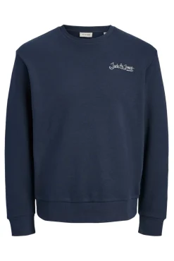 Jack & Jones Sweatshirts-Sweatshirt básico com logo azul