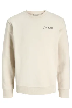 Jack & Jones Sweatshirts-Sweatshirt básico com logo cinzento