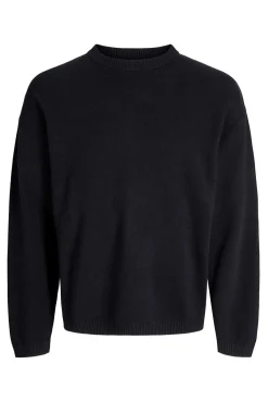 Jack & Jones PLUS Sweatshirts-Sweatshirt básico oversized preto