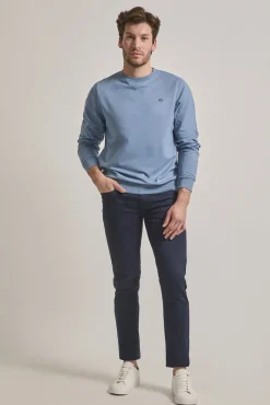 Street Monkey Sweatshirts-Sweatshirt básico regular fit Azul