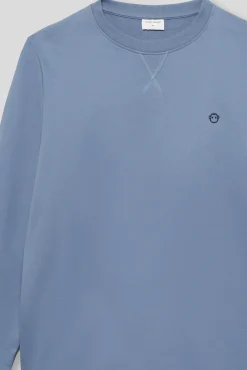 Street Monkey Sweatshirts-Sweatshirt básico regular fit Azul