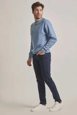 Street Monkey Sweatshirts-Sweatshirt básico regular fit Azul