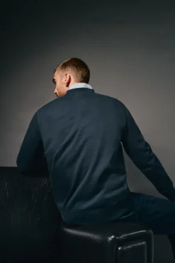 OOTO Sweatshirts-Sweatshirt caixa logo Azul