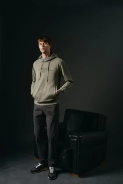 OOTO Sweatshirts-Sweatshirt capuz Verde