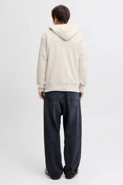 Jack & Jones Sweatshirts-Sweatshirt Capuz cinzento