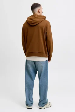 Jack & Jones Sweatshirts-Sweatshirt Capuz castanho