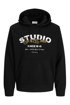 Jack & Jones Sweatshirts-Sweatshirt Capuz preto